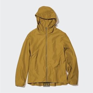 Uniqlo Smooth Jersey Lined Parka Yellow